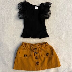 Shirt with skirt set